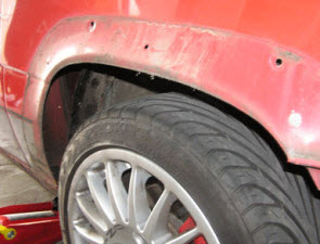 Roest oplosser auto
