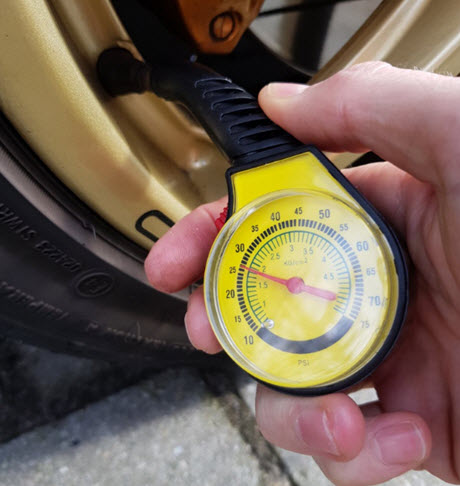 bandenspanningsmeter auto