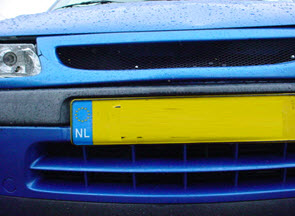 auto zonder kenteken