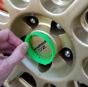 centreerringen aan de 'voorkant'