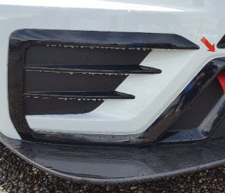 Cupwings op Volkswagen Golf
