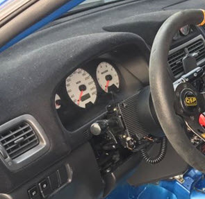 Dashboard auto verlicht