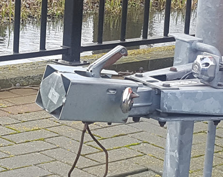 disselslot aanhangwagen