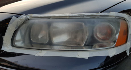 doffe koplampen herstellen