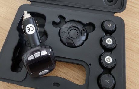 TPMS ventieldoppenset met bandendrukindicatie