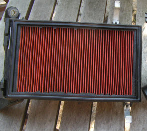 Schoon open luchtfilter