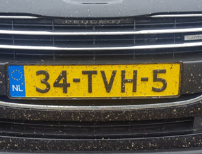 nummerbord houder auto