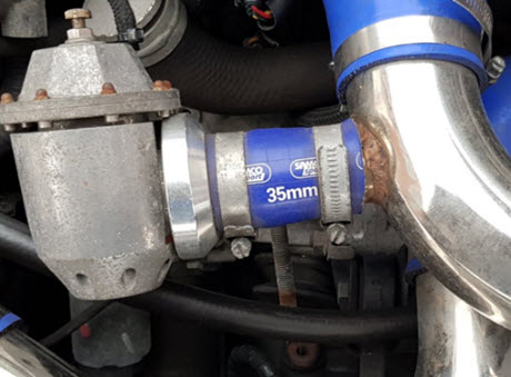 silicone luchtslang dumpvalve