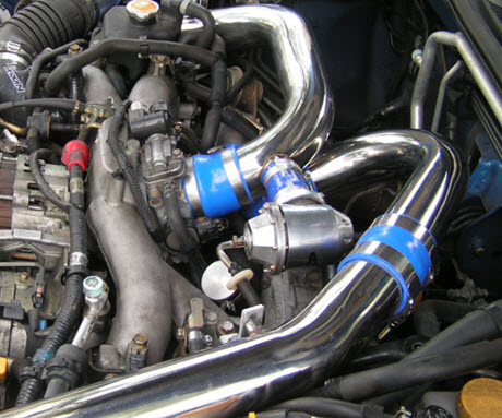 siliconen slang blauw