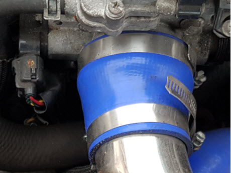 silicone slang om luchtfilterbuis