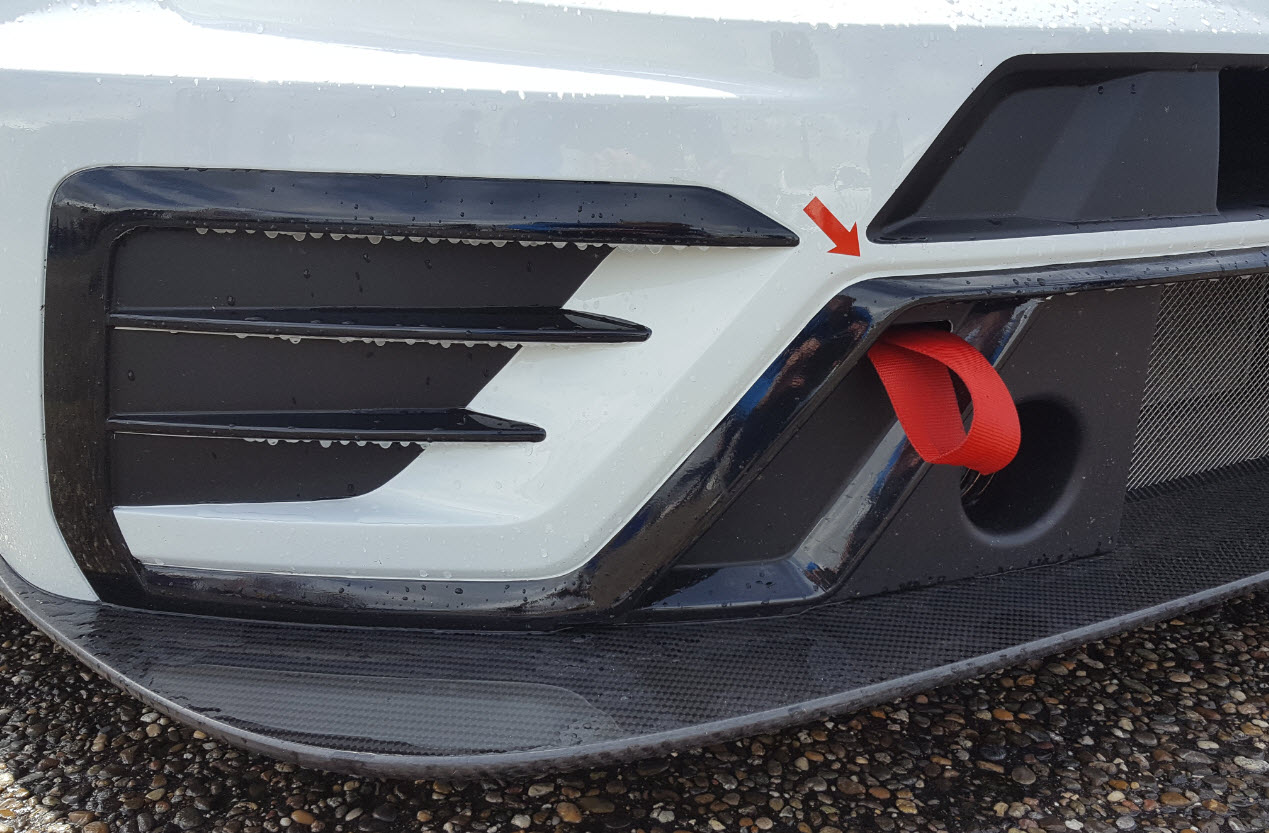 werking splitter op auto