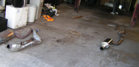 sportuitlaat gewone uitlaat