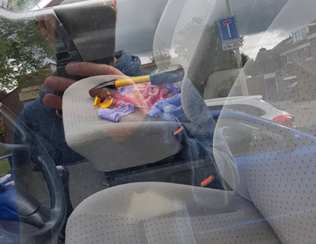 stuurslot op autostoel