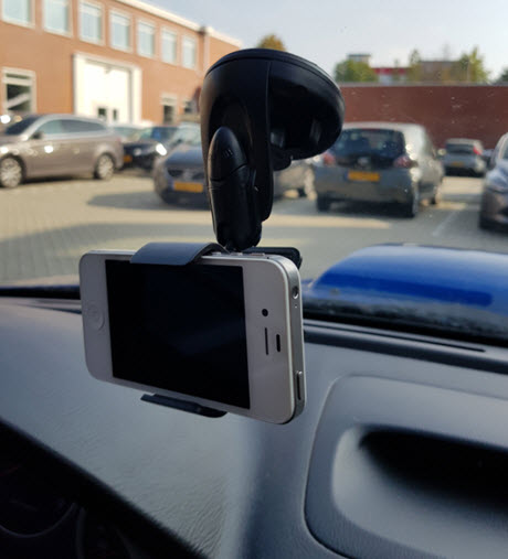 telefoonhouder autoraam