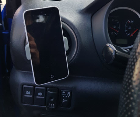 telefoonhouder ventilatierooster auto