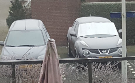 onjuiste plaatsing voorruitfolie